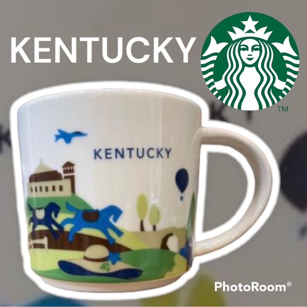STARBUCKS Kentucky you are here collection mug